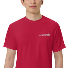 Load image into Gallery viewer, MaineWorks Comfort Colors embroidered t-shirt